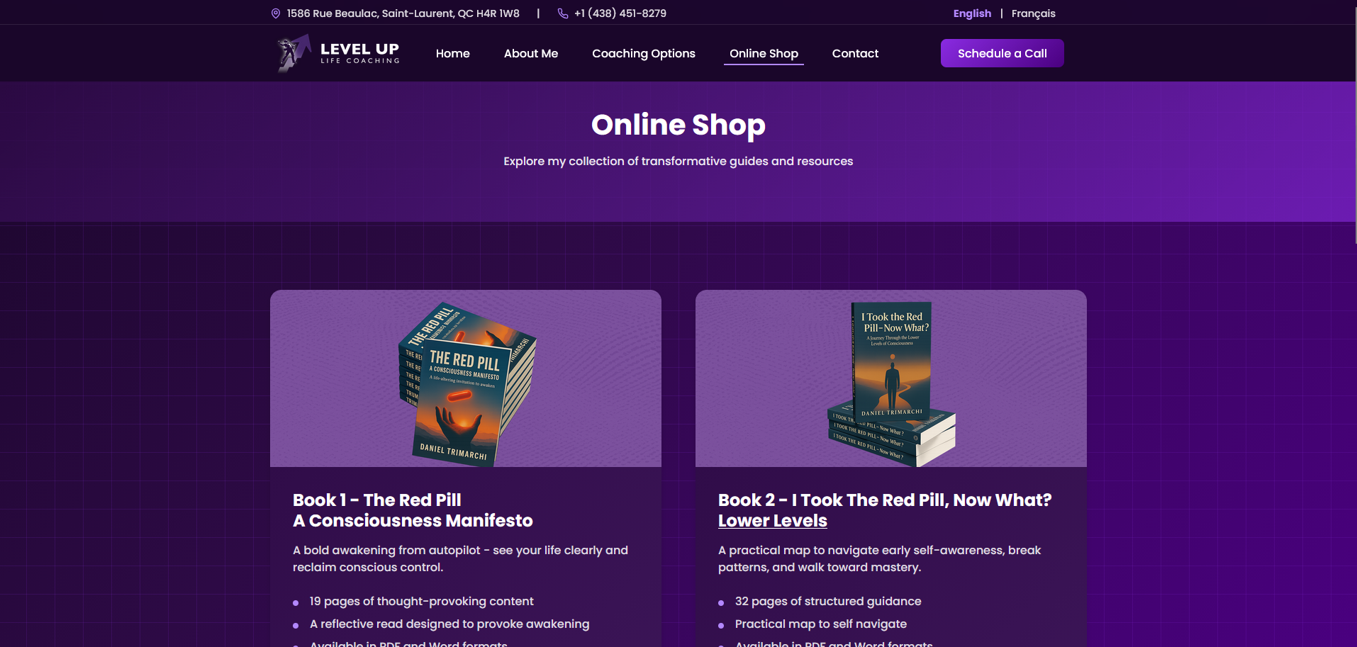 LevelUp Coach E-commerce Shop